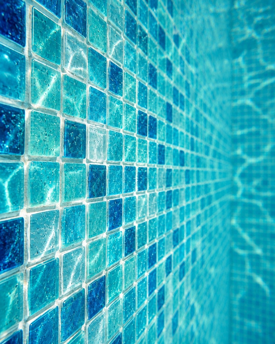 Aqua blends beneath the surface