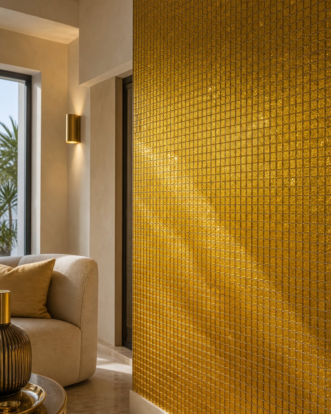 Gold Mosaic, applied