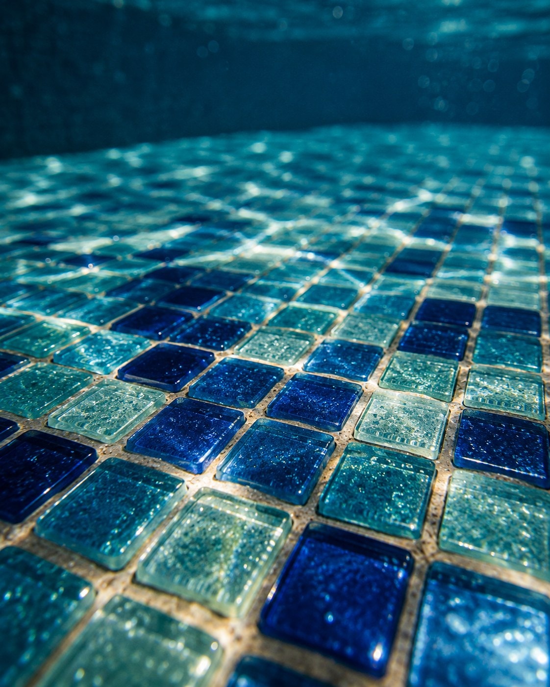 Classic pool blues underwater