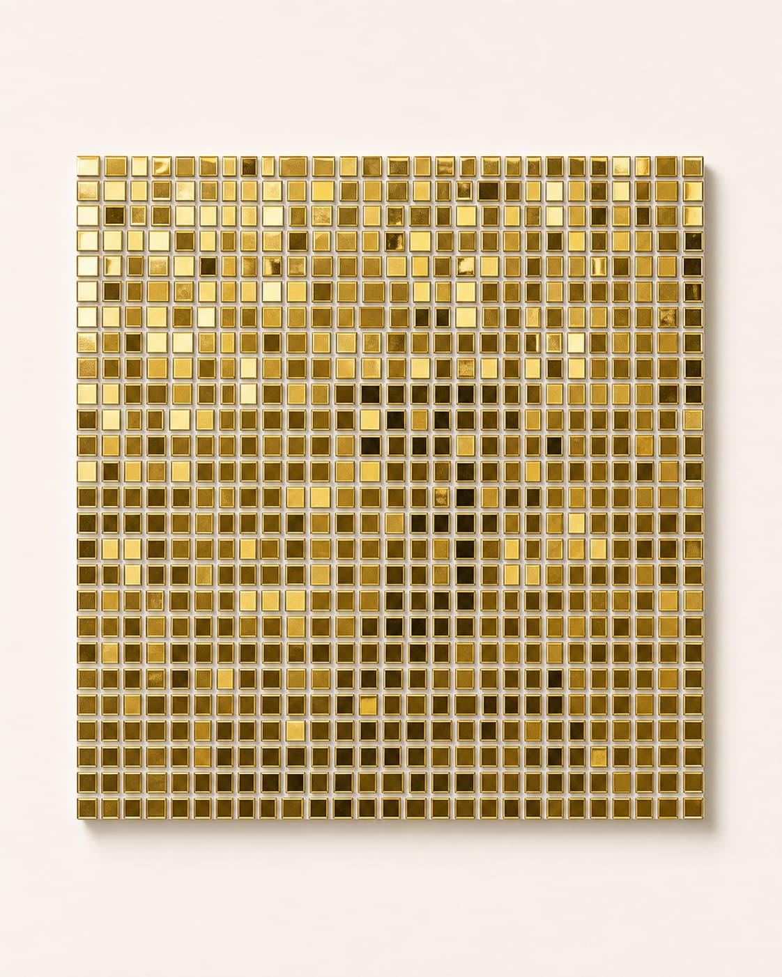 Tiny seed gold mosaic