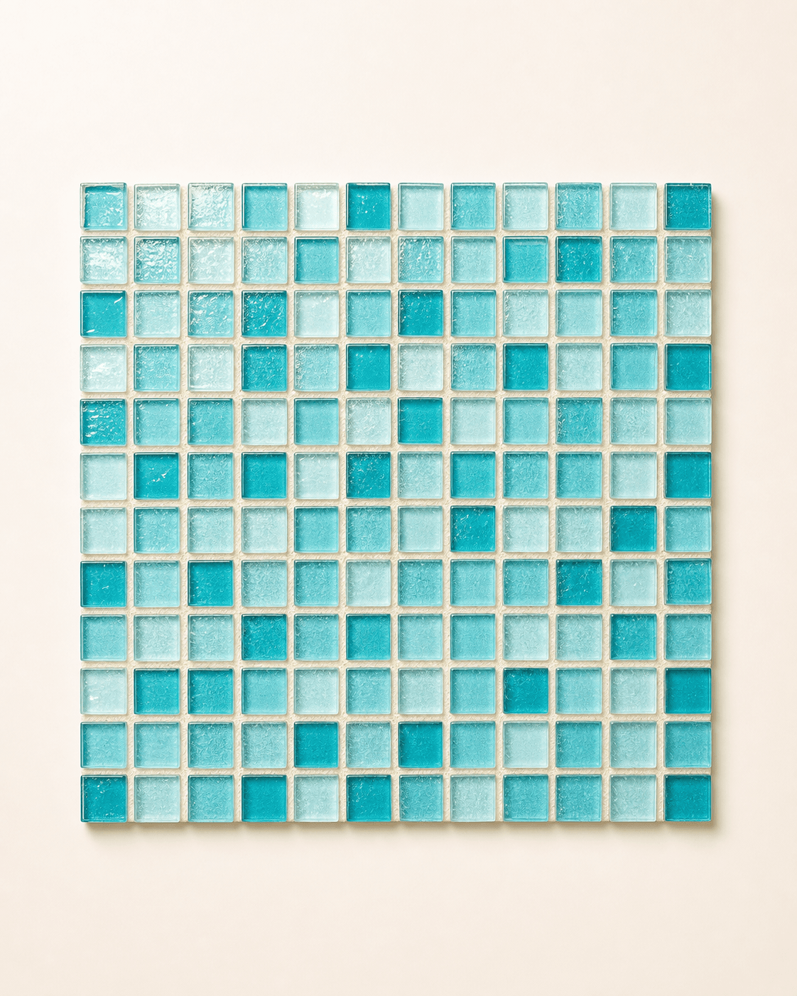 Aqua colour mosaic